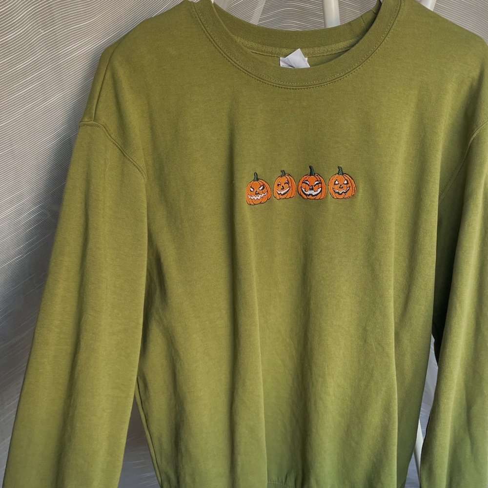 Custom Pumpkin Crewneck from Etsy!